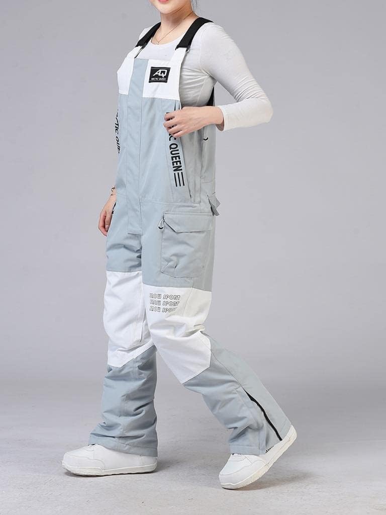 GS SNOWING Womens Snow Bibs Ski Pants Waterproof Windproof Insulated Ripstop Snowboarding Overalls for Winter Sport - Image 3